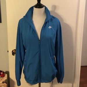 Nike Blue Windbreaker Zip-up